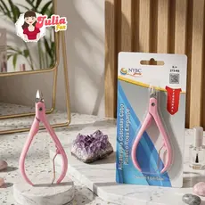Alicate De Cuticulas Nybc Beauty Cabo Plastico Rosa Elegance 273-RS
