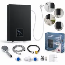 Chuveiro Elétrico Instantâneo 5500W 220V Sem Tanque Aquecedor de Água Banheiro