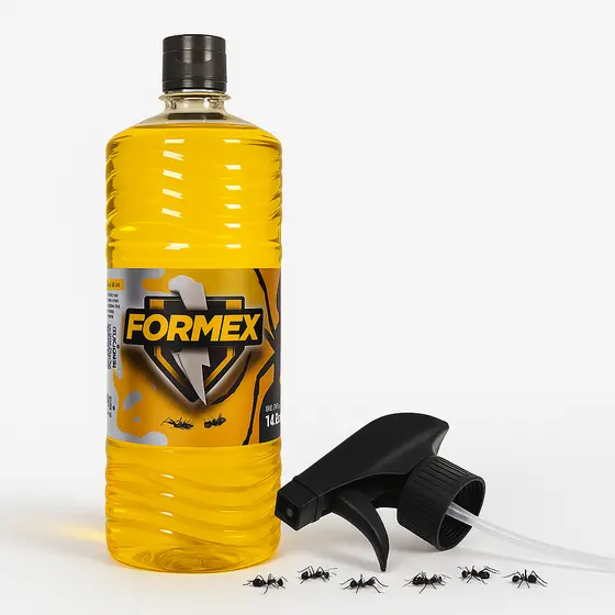 Formex 1 Litro com 1 gatilho Borrifador para Controle em Ambientes da Casa