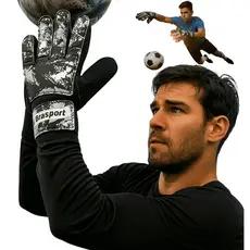 Luva goleiro futebol campo futsal salão society - aderência e durabilidade