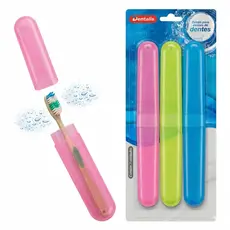 Kit 12 Porta Escova de Dente Colorido – Estojo Leve e Prático para Viagem, Uso Diário