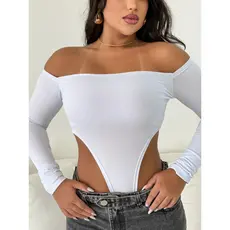 Body Cavado Manga Longa Sem Bojo Moda Blogueira Versatil Moda Gringa