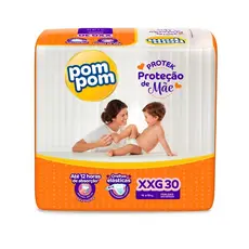 Fralda Pom Pom Derma Protek Mega XXG com 30un