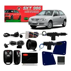 Alarme Automotivo + Trava 2 Portas Controles Gol G2 G3 G4