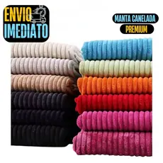 Cobertor Manta Lisa Canelada Soft Bebe Pet 1,00 x 0,90 Premium