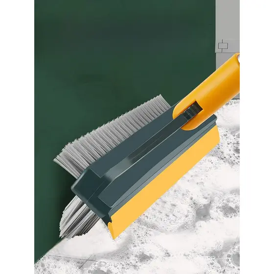 Escova 3 Em 1 Vassoura Rodo Gap Limpeza Esfregão Mop Limpa