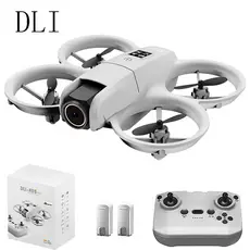 DLI MINI Drone HD Profissional WIFI Dual Cmaera Altitude RC Quadcopter Brinquedos 2 Baterias