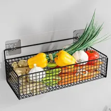 Suporte de parede para cozinha e banheiro - Organizador de canto à prova de ferrugem