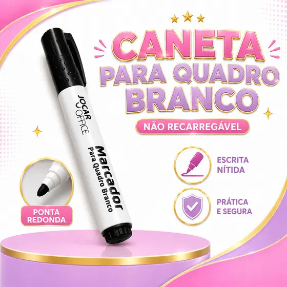 Caneta Marcador para Quadro Branco/ Lousa Branca Recarregavel