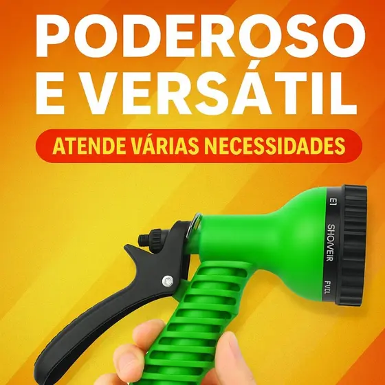 Esguicho Para Mangueira Jardim 7 Jatos Bico
