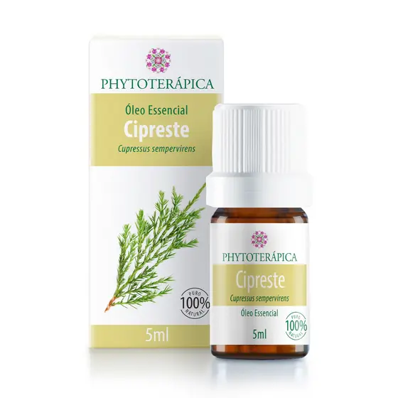 Phytoterápica Óleo Essencial Cipreste 5ml - Circulação, Bem-Estar e Equilíbrio Emocional