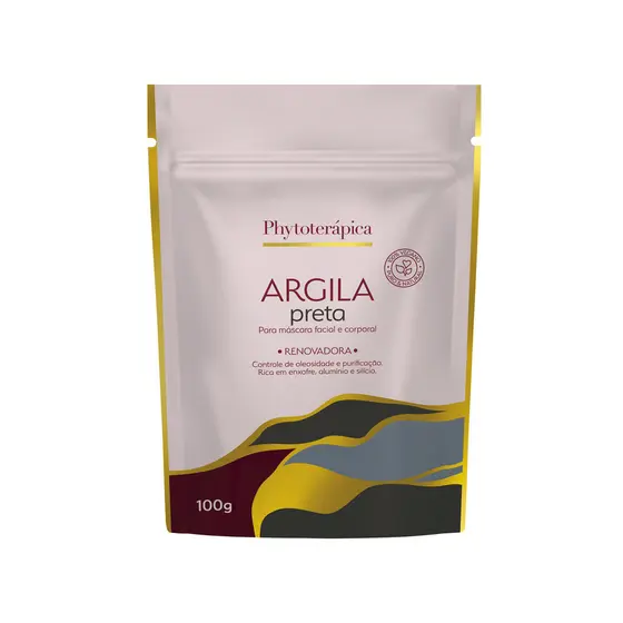 ARGILA PRETA - 100g - SACHÊ