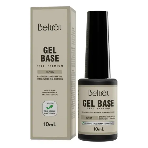 Gel Base Renda Beltrat 10ml / Blindagem Capa Base De Unhas em Gel