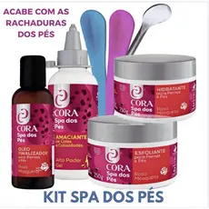 Kit Spa dos Pés Completo Cora Rosa Mosqueta Profissional