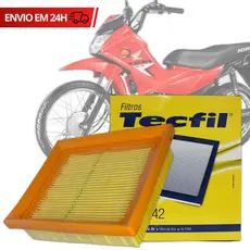 Filtro de Ar Elemento Modelo Original Honda Moto Pop 100 e 110 110i Todos os Anos