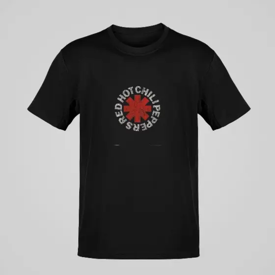 camiseta rock banda Red Hot 100% algodão