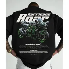 camiseta motociclista hurricane roar esportiva unissex