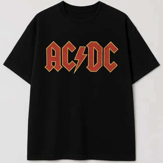 camiseta rock turnê ACDC edição especial show Brasil 2025