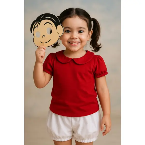 FANTASIA INFANTIL MENINA TURMA DA MONICA MENINAS ANIVERÁRIOS FESTAS CARNAVAL