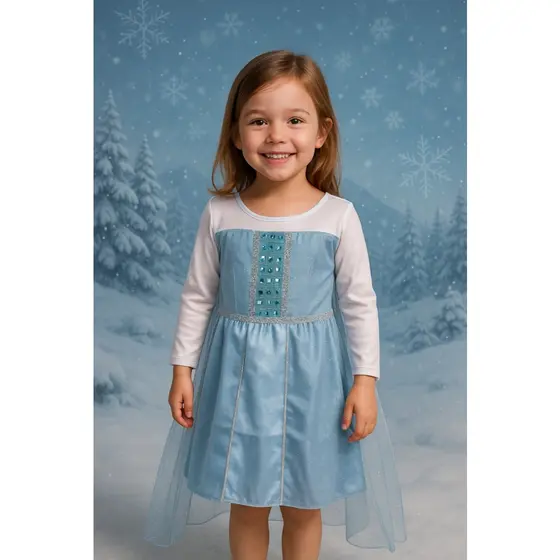 FANTASIA INFANTIL FROZEN ELSA MENINAS FESTAS ANIVERSARIOS CARNAVAL
