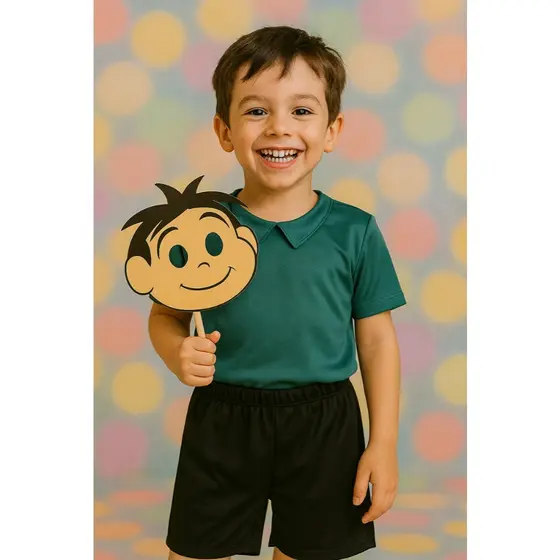 FANTASIA INFANTIL MENINO CEBOLINHA - TURMA DA MONICA MENINOS ANIVERÁRIOS FESTAS CARNAVAL