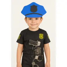 FANTASIA INFANTIL POLICIAL MENINOS ANIVERÁRIOS FESTAS CARNAVAL