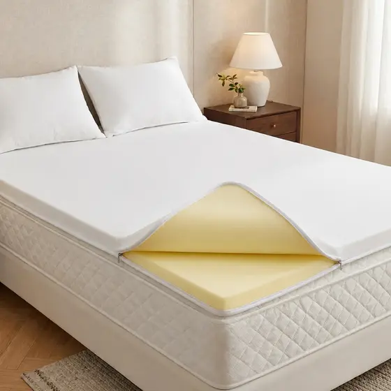 Pillow Top Queen De Espuma D33 EXTRASOFT 4cm com Zíper/lavável Confortável