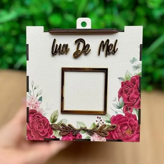 CAIXA PARA CASAMENTO URNA LUA DE MEL OU GRAVATA PERSONALIZADA