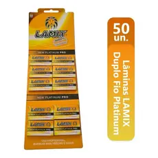 Lamix Platinum Pro para barbearias e cabeleireiro 50un