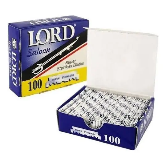 Lamina Lord Saloon Super Azul Meia C/ 100 Unidades
