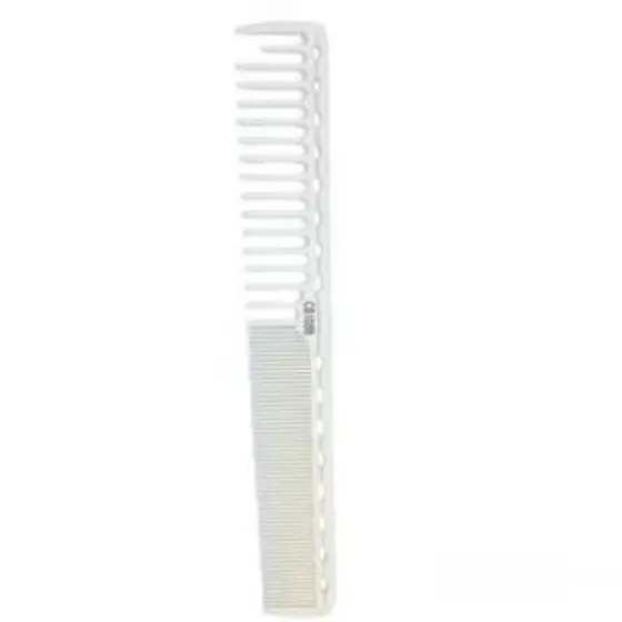 Pente de Corte Profissional Umi 18cm Carbono Anti Estático CB108 Branco