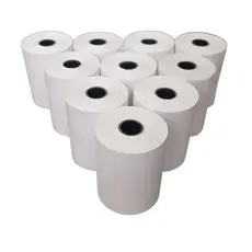 Bobina Térmica 57x30 - 30 Rolos Branca | Bematech, Sweda, Elgin, Daruma