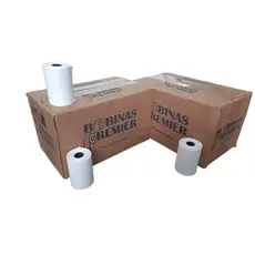60 Un Bobina Térmica 57x22 Branca | Bematech, Sweda, Epson, Elgin, Daruma
