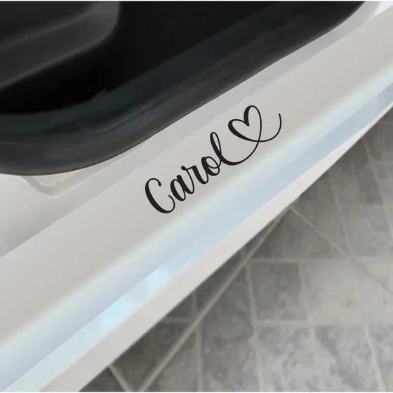 Adesivo Banco do Carona Nome Personalizado Carrro Moto Caminhonete Caminhão
