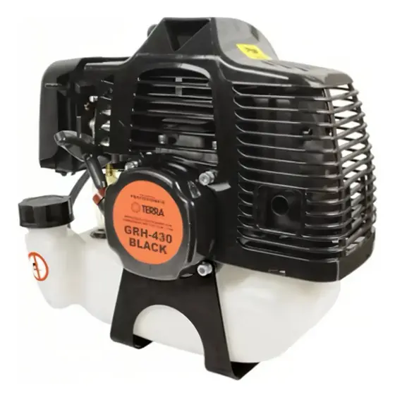 Motor De Roçadeira A Gasolina - Terra Grh-430 Black 43cc