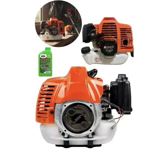 Motor Roçadeira 75cc Gasolina 3.6hp Perfurador Rabeta + Óleo