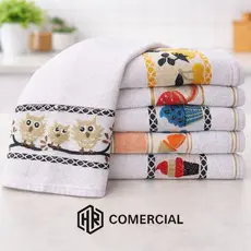 Kit 5 Panos de Prato Copa 40x65 Jacquard Atoalhado Toalha De Cozinha Alta Absorção