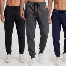 Calça Moletom Masculina Jogger Flanelada – Algodão Peluciado Quentinha Inverno Casual