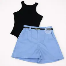 Conjunto Body Regata + Short Alfaiataria C/ Cinto - ENVIO IMEDIATOO!!!