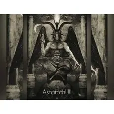 QUADRO DECORATIVO PLACA MDF-ASTAROTH PRETO E BRANCO