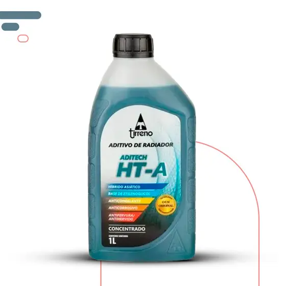 ADITIVO CONCENTRADO HIBRIDO ADITECH HT-A TIRRENO 1LT (AZUL)