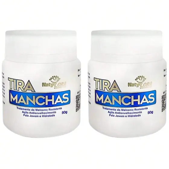 2 Creme Tira Manchas clareador