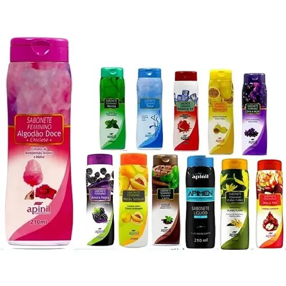 Kit 2 Sabonete Íntimo Apinil 200ml – Suave E Perfumada Com PH Equilibrado