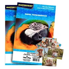 Papel Fotográfico 180g A4 Masterprint Glossy Original 1000 Folhas Promoção!!!!!!