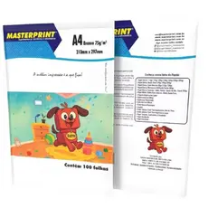 Papel Sulfite 100 Folhas A4 Premium Masterprint