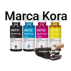 Kit 4 cores P/5800 58105820 Gt5822 - Tinta Gt 51/53  Gt 52 kit P/5800 58105820 Gt5822 Oferta !!!!!!!!.