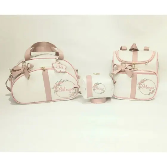 Bolsas maternidade personalizadas com nome da criança