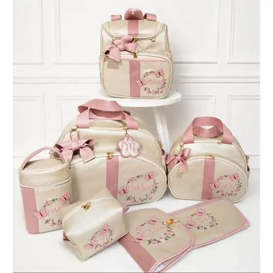 Bolsas maternidade personalizadas com nome da criança