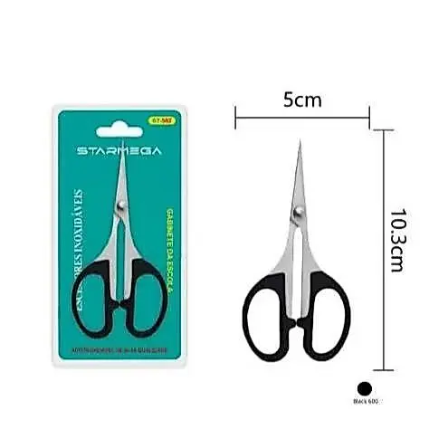 Tesoura de Bordado de Estudo de Escritório Pequena Fácil de transportar - 10,8 cm