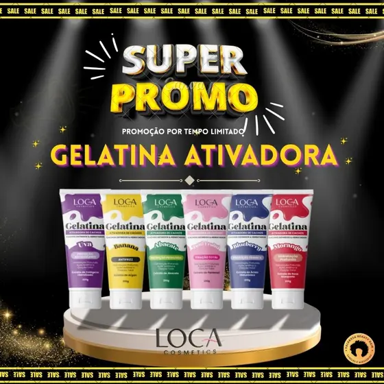 Kit 2 Unids - Gelatina Bisnaga - Ativadora de Cachos - 200g